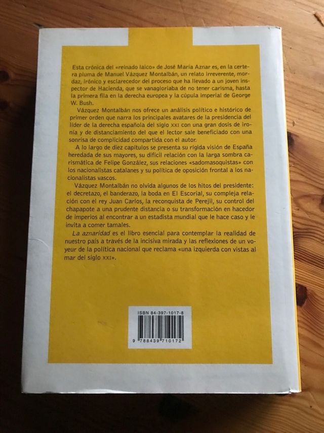 La aznaridad: Por el imperio hacia Dios..