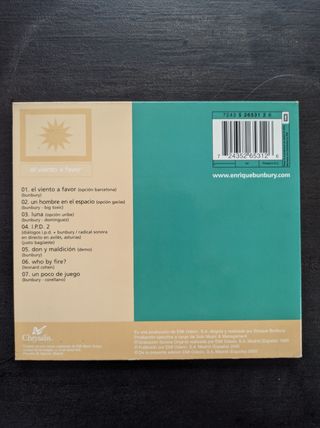 Bunbury El viento a favor digipack