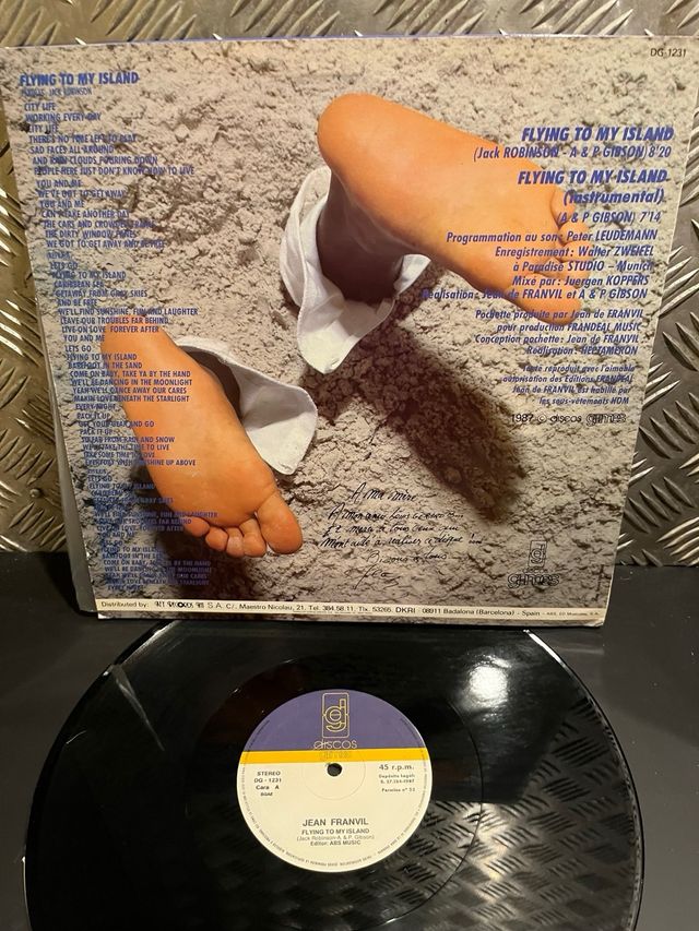 Vinilo de Jean Franvil (4x3)0