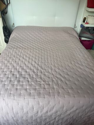 Colcha o Funda nordica lila cama 90 o 135