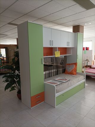 Dormitorio Juvenil Lima y Naranja