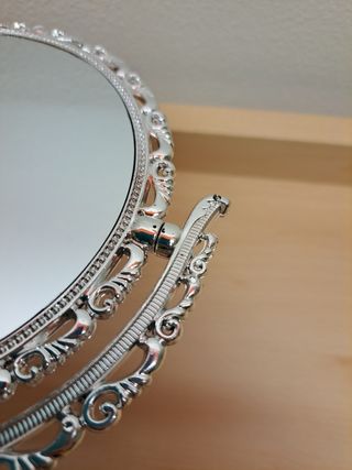 Specchio in plastica per bambina - color argento