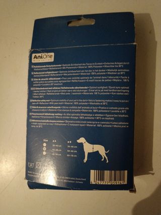 Pettorina catarifrangente per cani