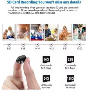 Mini cámara X5 HD1080P