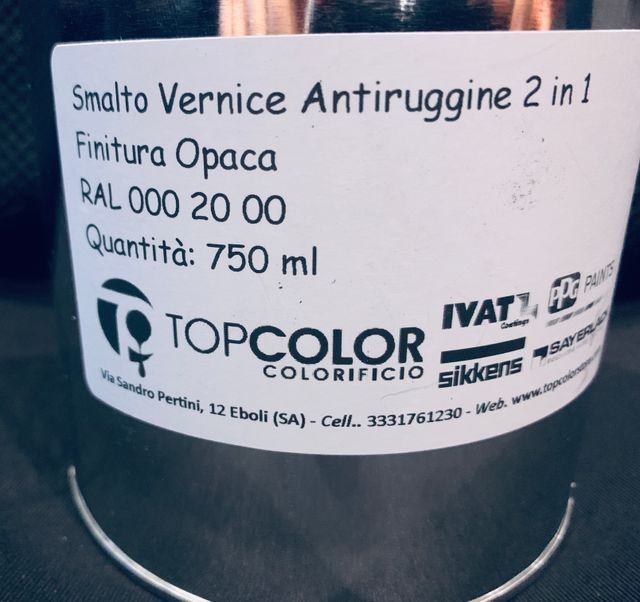 SMALTO VERNICE ANTIRUGGINE 2 IN 1