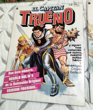 7 tebeos El Capitán Trueno de Bruguera 1986