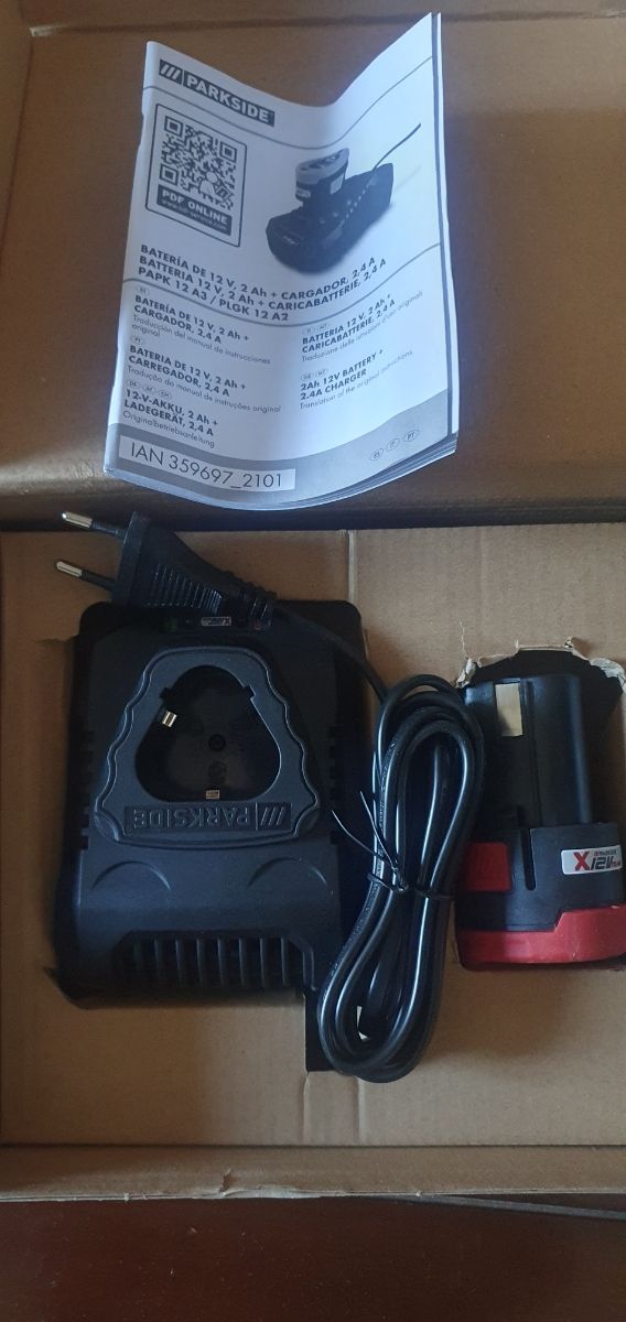 Bateria y cargador parkside