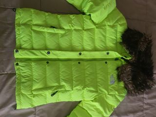 Cazadora de plumas y plumon muy cálida