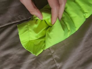 Cazadora de plumas y plumon muy cálida