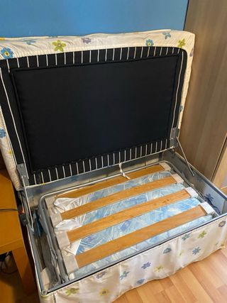 Puf cama plegable 80x190cm