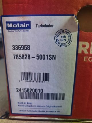 Turbo Garret GT2560S (Perkins)