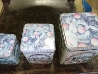 conj 3 latas para cha
