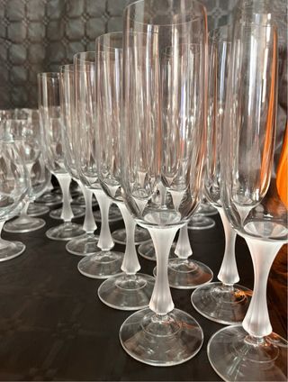 Cristaleria  sin usar