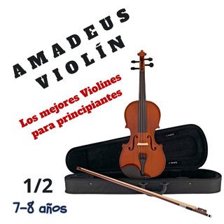 ¡¡Nuevo!! Violín 1/2 Amadeus para Niños 7-9 años