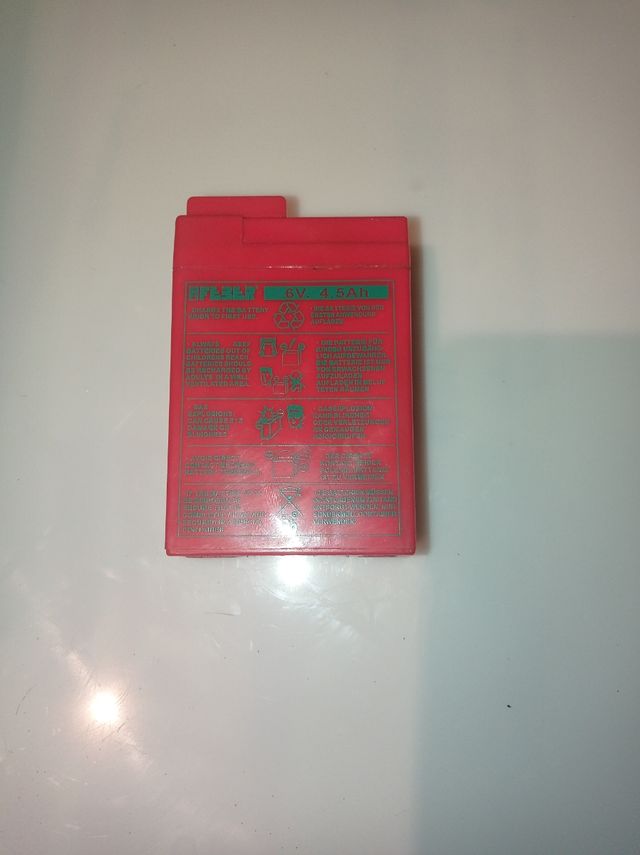 Batería Feber 6v  4.5ah