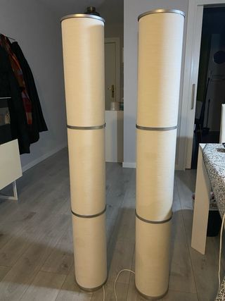 2 Lámparas de pie ikea
