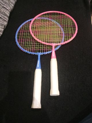 Par de raquetas de bádminton