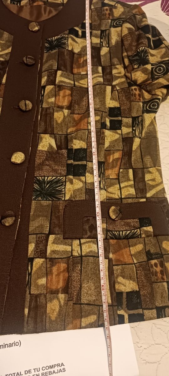 Chaqueta estampadada sra talla 44