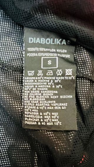 Giubbotto antivento Diabolika bambino