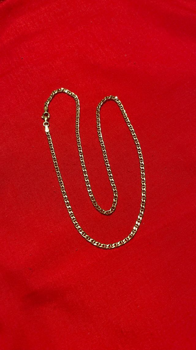 Cadena oro macizo 18K a dos eslabones