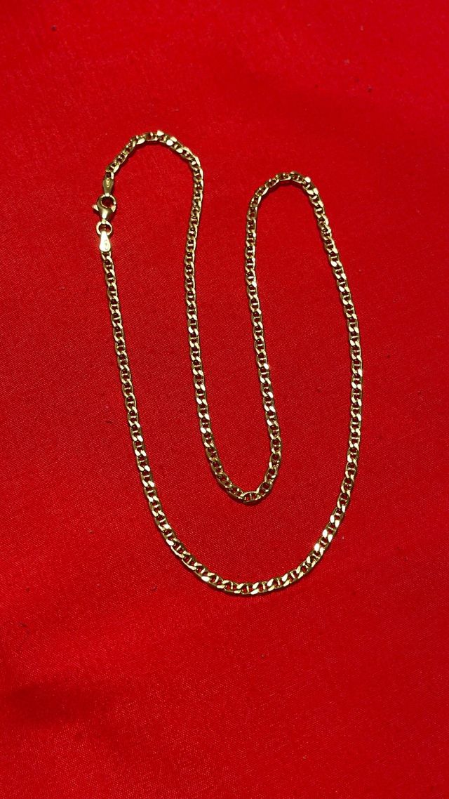 Cadena oro macizo 18K a dos eslabones