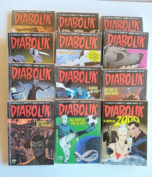 Diabolik anni XXXVIII e XXXIX