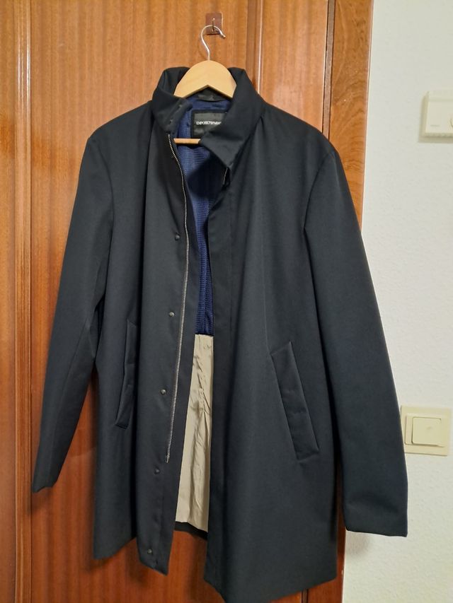 Gabardina emporio armani  - hombre -  impermeable