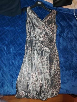 Vestito leopardato moschino