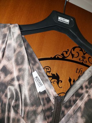 Vestito leopardato moschino