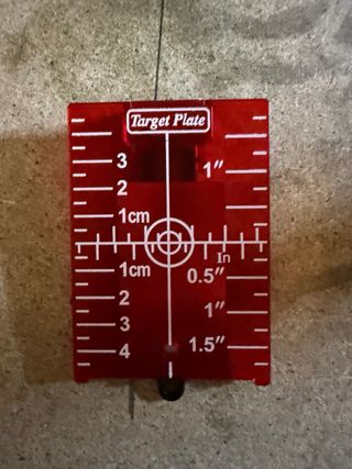 Tarjeta Laser nivelacion techo pladur