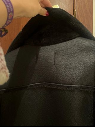 Cazadora biker borreguito