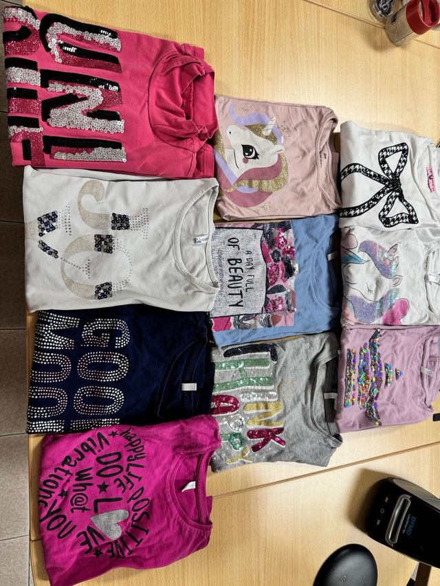Lotto abbigliamento bambina 8-10 anni