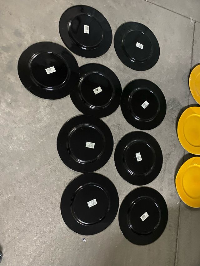 Sottopiatti in plastica