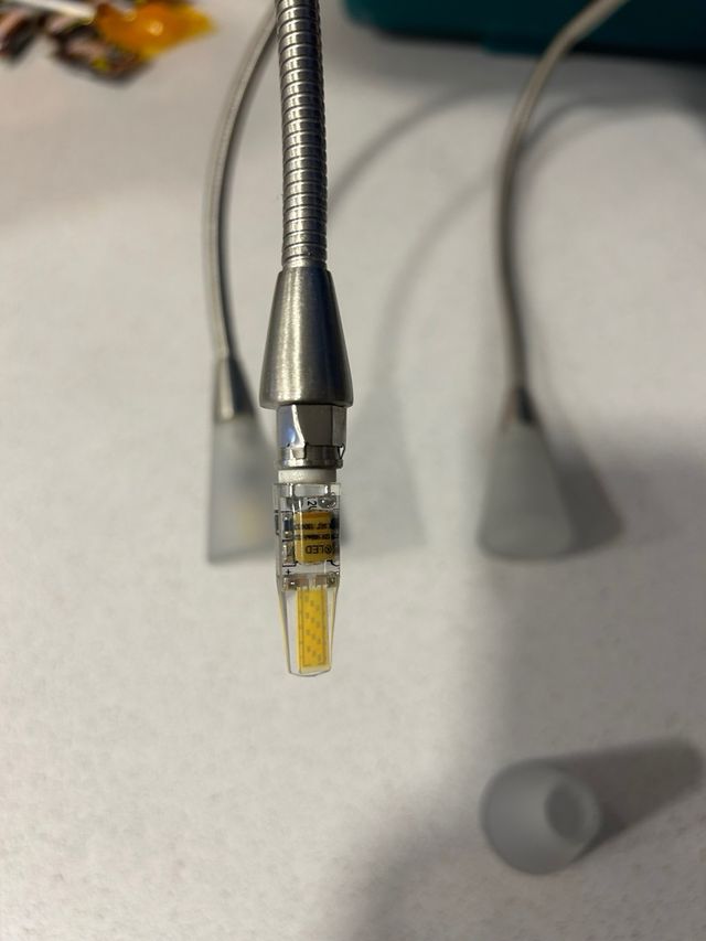 Lampara techo metalica 8 luces