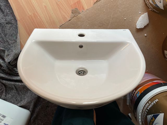 Lavabo y semi-pedestal gala smart blanco