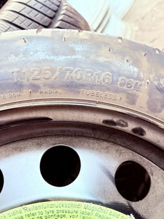 Rueda de repuesto VW Golf