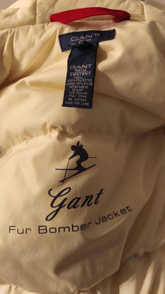 Giacca da donna Gant in piuma e pelliccia