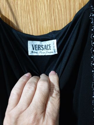 Vestido Versace largo de fiesta.
