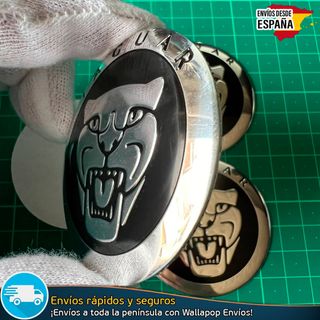 X4 Emblemas Jaguar 56mm Pegatinas Tapacubos Llanta