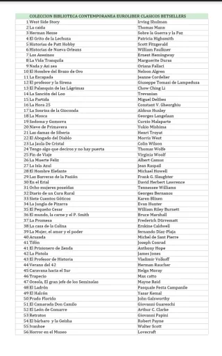 2 biblioteca contemporánea. Clásicos bestsellers