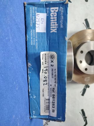 Peugeot, Citroen, discos de freno