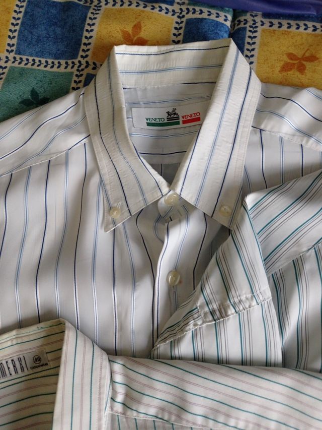 Lote de tres camisas de caballero