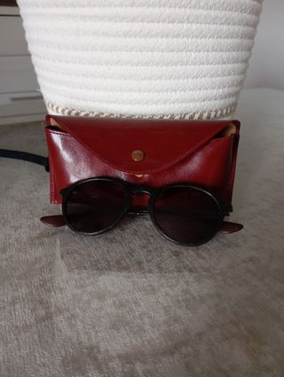 Funda gafas piel
