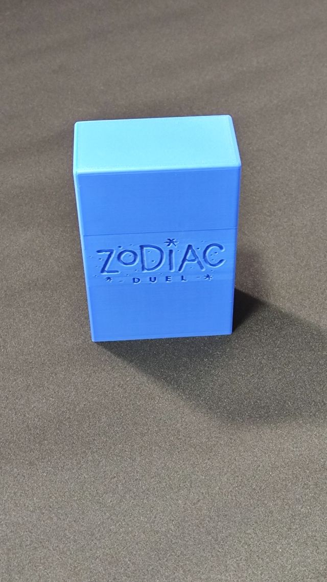 Caja 3D Zodiac Duel en Azul