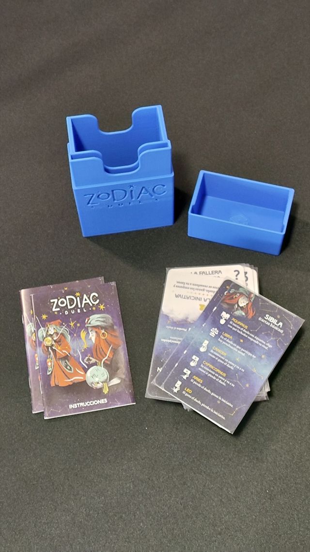 Caja 3D Zodiac Duel en Azul