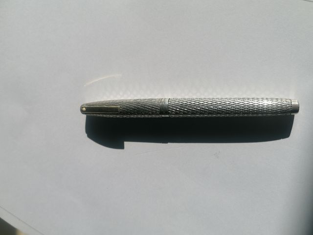 Pluma Sheaffer, plata , punta 14k