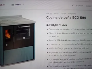 Stufa a legna Manincor ECO E80