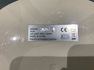 Despiece Air fryer philips hd9230