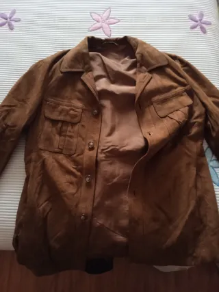 Cazadora de piel hombre