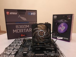 i5 8400 + msi b360m + 16 gb + CPU cooler + Caja